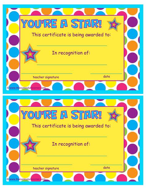 printable superlative certificates for students.